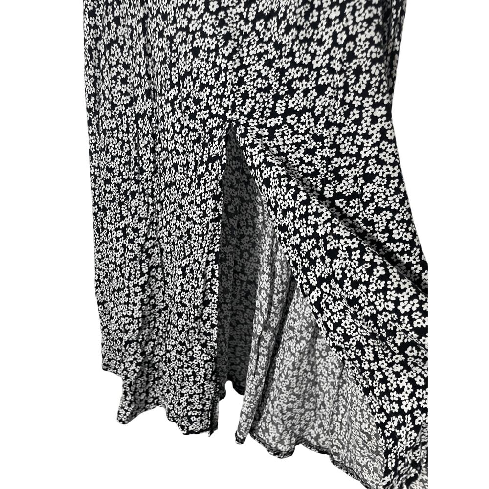 XS Women's CottageCore Farm Floral Slip Midi Skirt - Picture 6 of 7